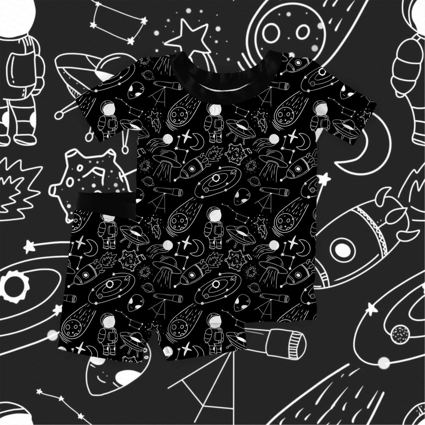 Preorder|Space Doodles Short Set