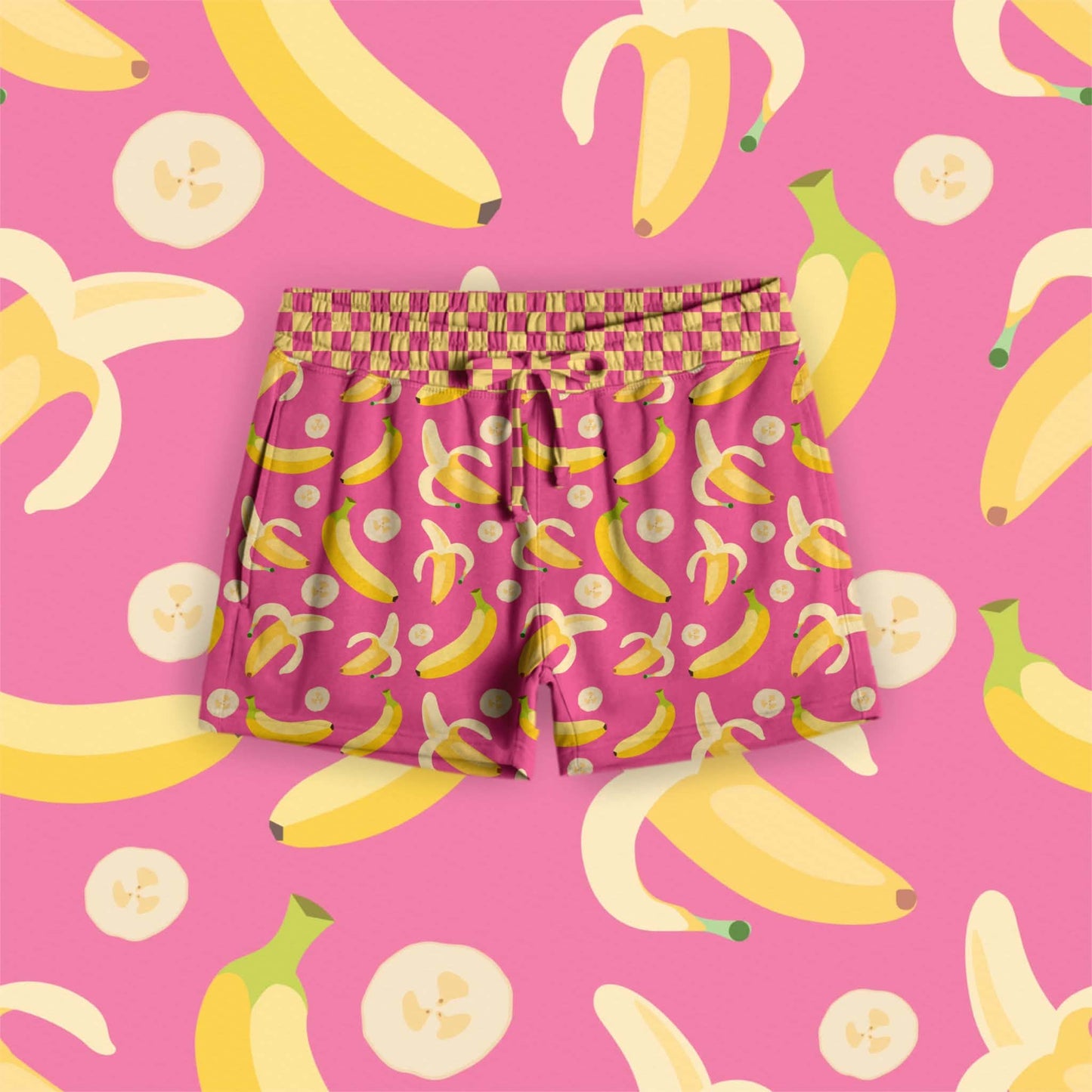 Preorder|Banana Chaos Mom Shorts