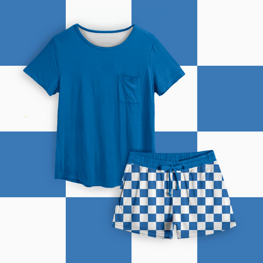 Preorder| Solid Checks Cozy Set