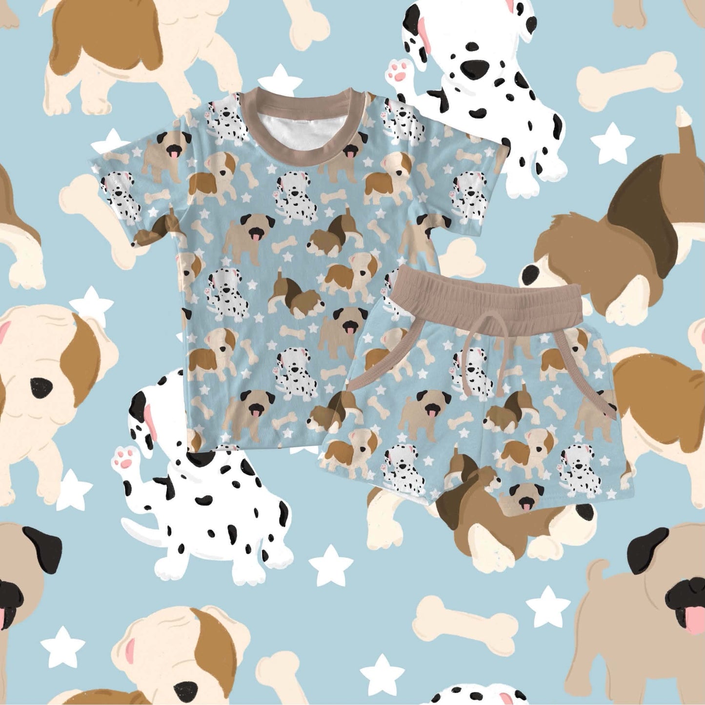Preorder|Doggy Days Daywear Short Set