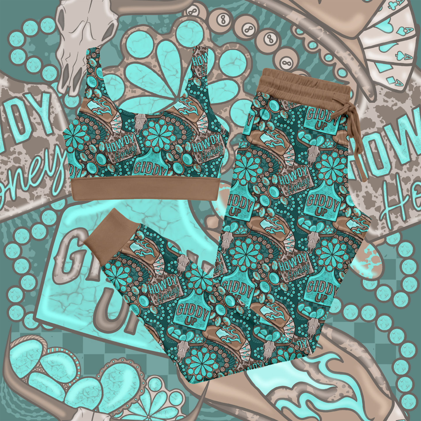 Giddy Up: Womens Bralette Set