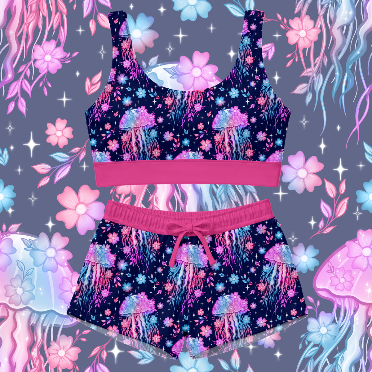Floral Jellies: Bralette Set