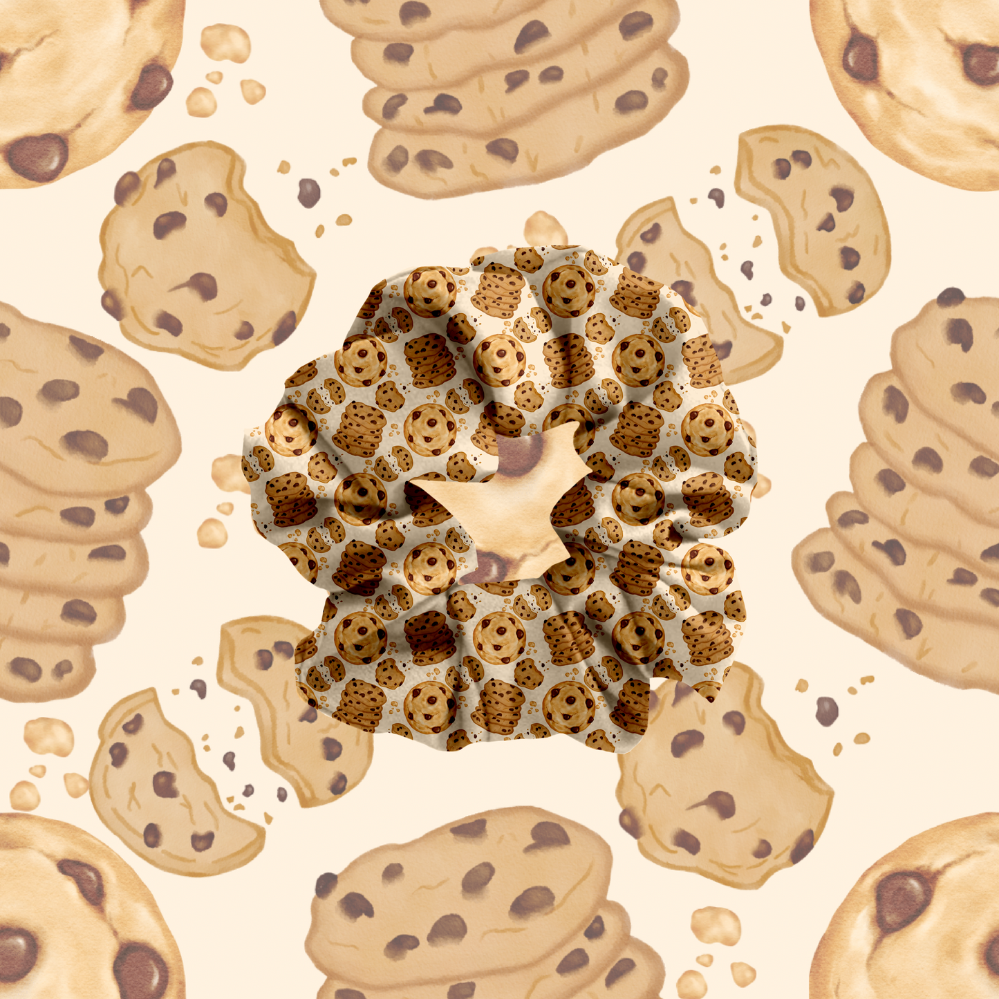 Preorder|Chip Happens Bamboo Scrunchie