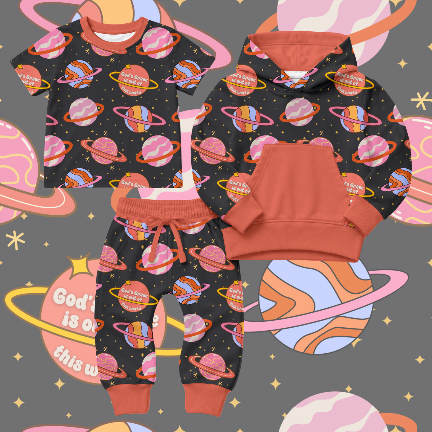 God's Grace Coral: Kids Styles
