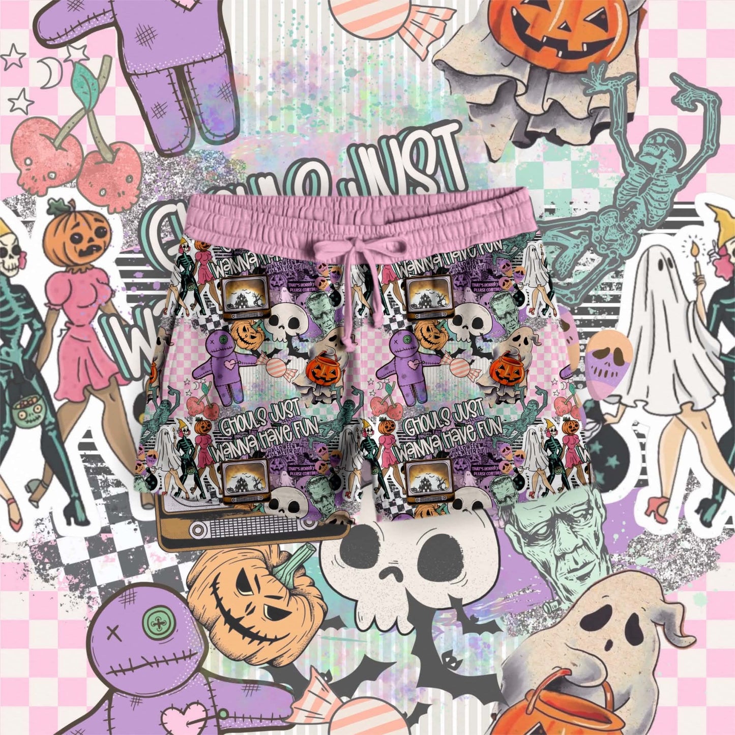 Preorder|Cozy Halloween: Part 1.2 Mom Shorts
