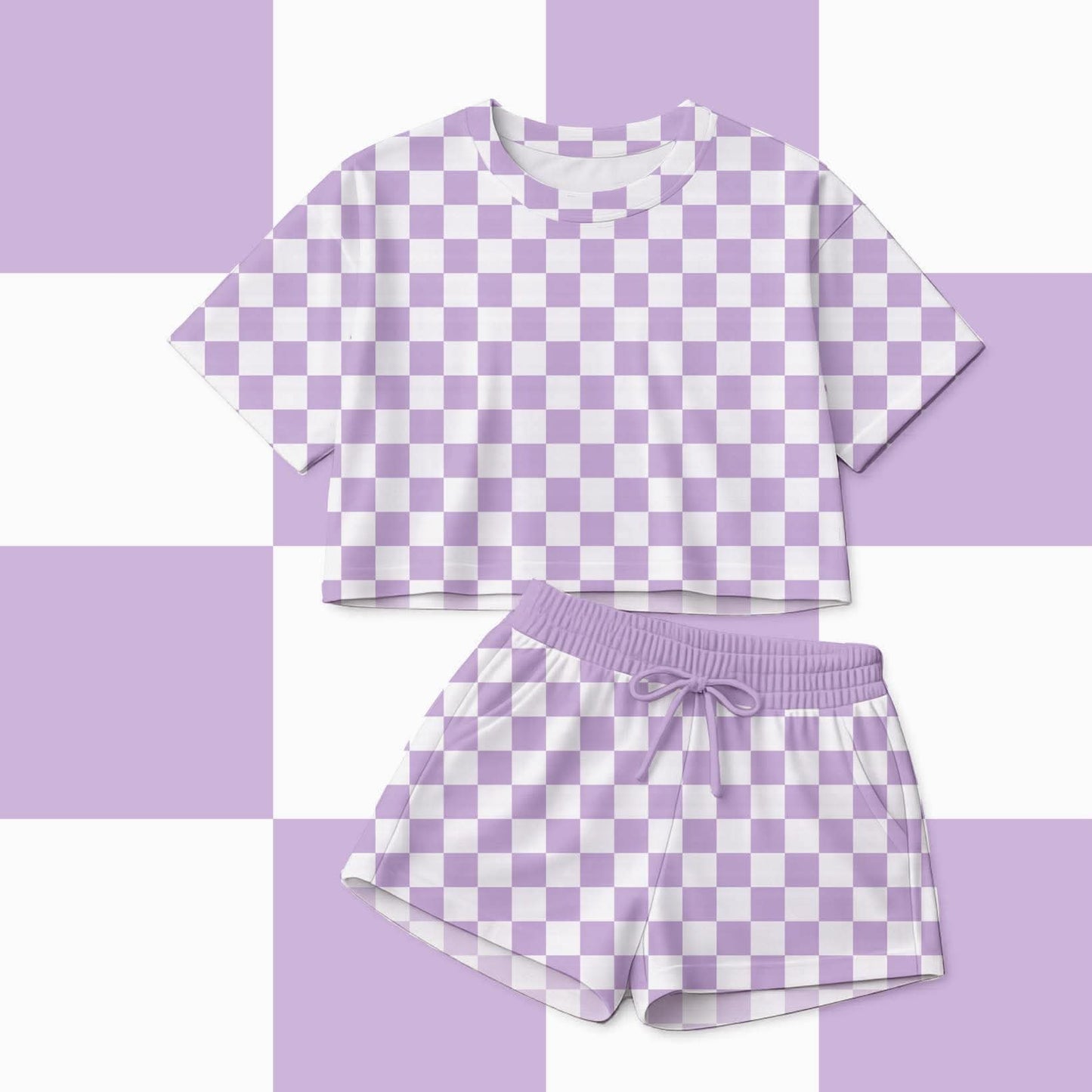 Preorder| Checks Oversized Lounge Set