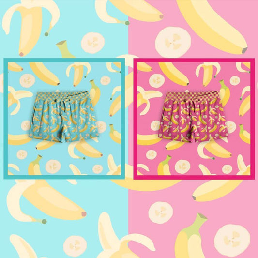 Preorder|Banana Chaos Mom Shorts