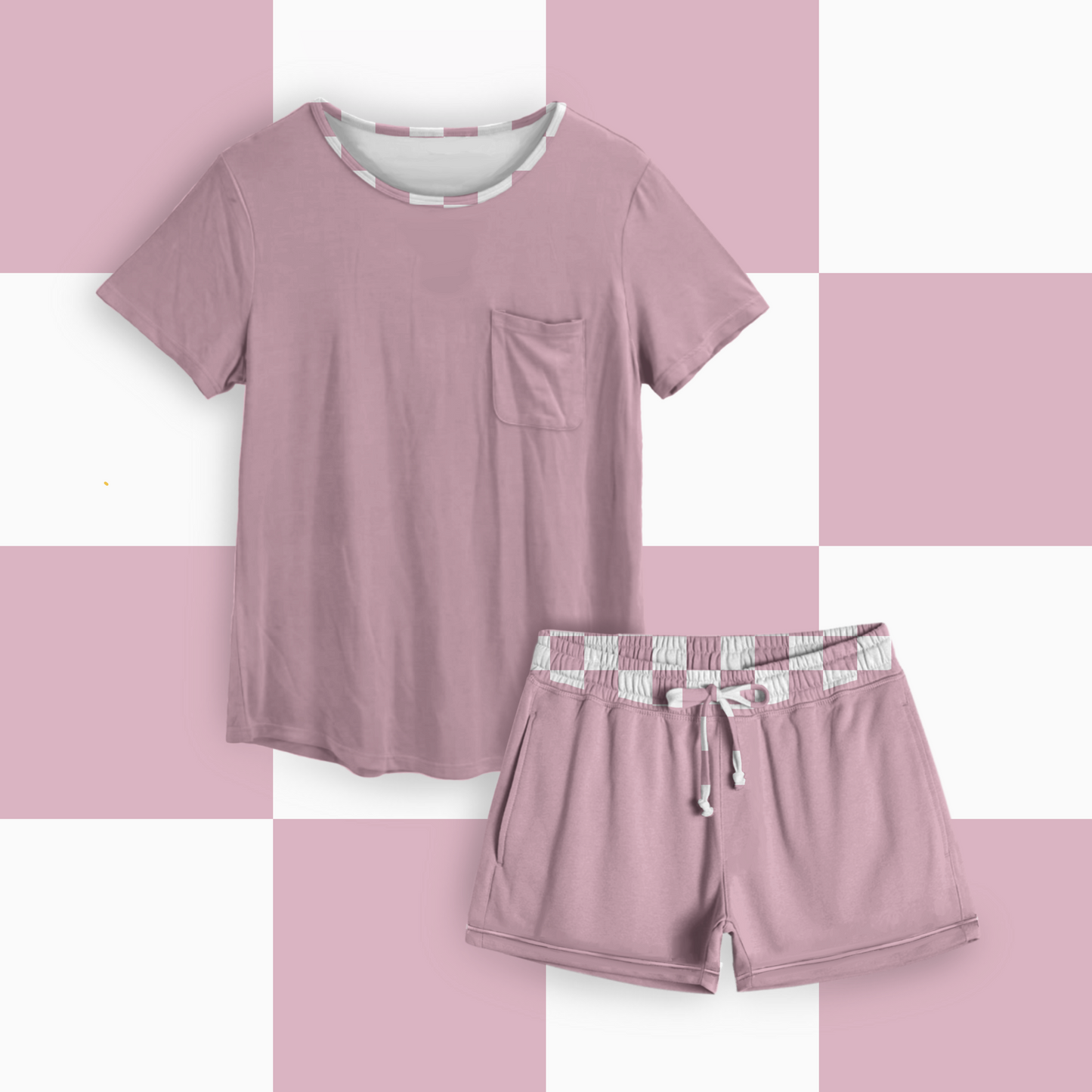 Preorder| Reverse Checks Cozy Set