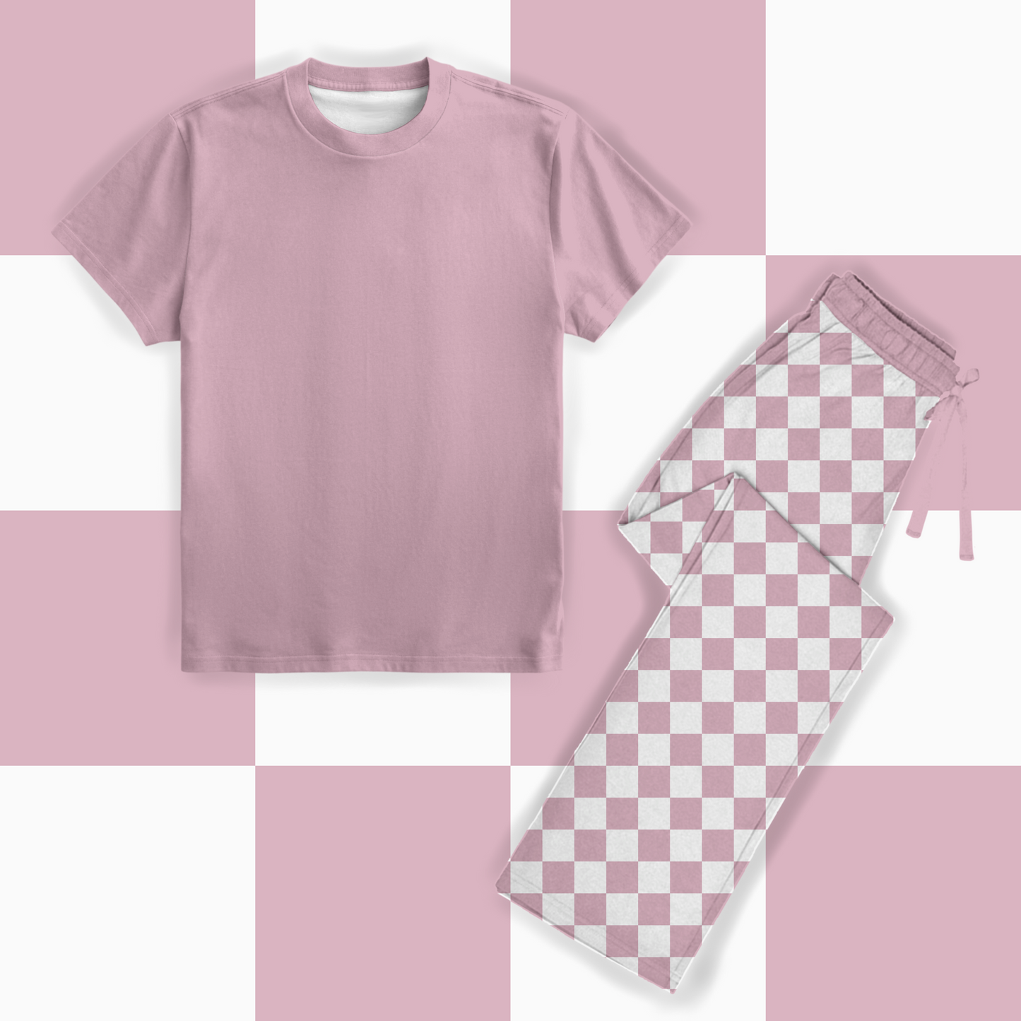 Preorder| Solid Checks Dad Set