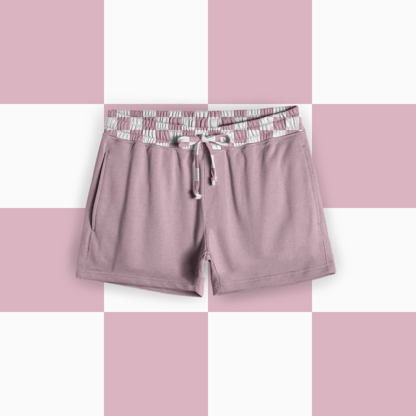 Preorder| Reverse Checks Mom Shorts