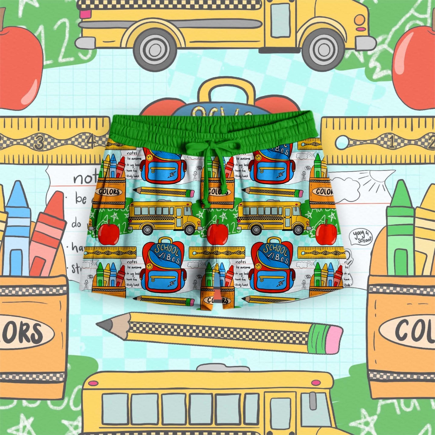 Preorder|Back 2 School Mom Shorts