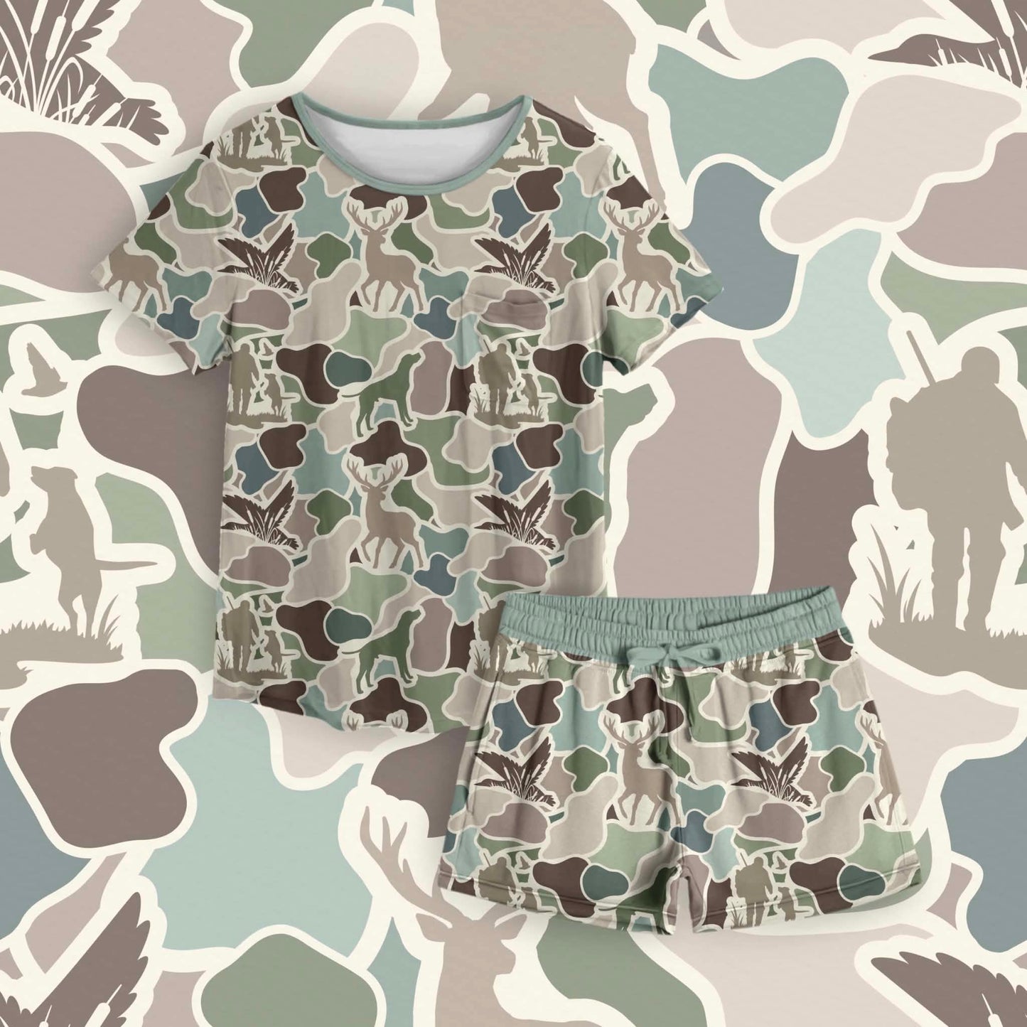Preorder|Sage Brush Camo Mom Sets