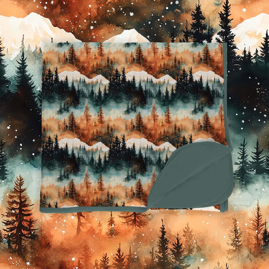 Preorder|Amber Ridge Double Layer Bamboo Blanket