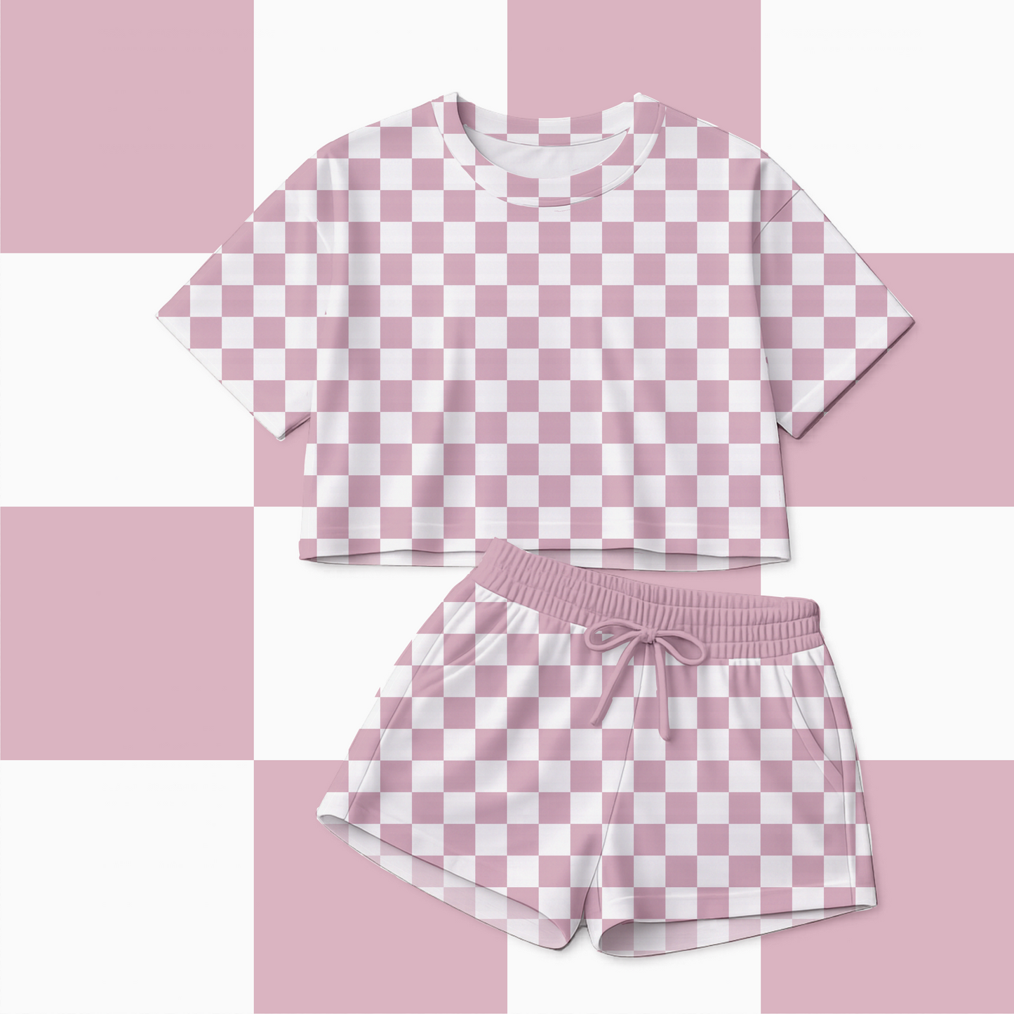 Preorder| Checks Oversized Lounge Set