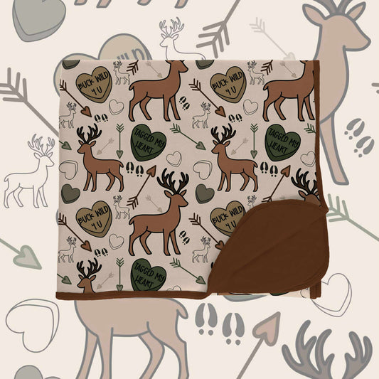 Preorder|Little Woodland Valentine Bamboo Blanket