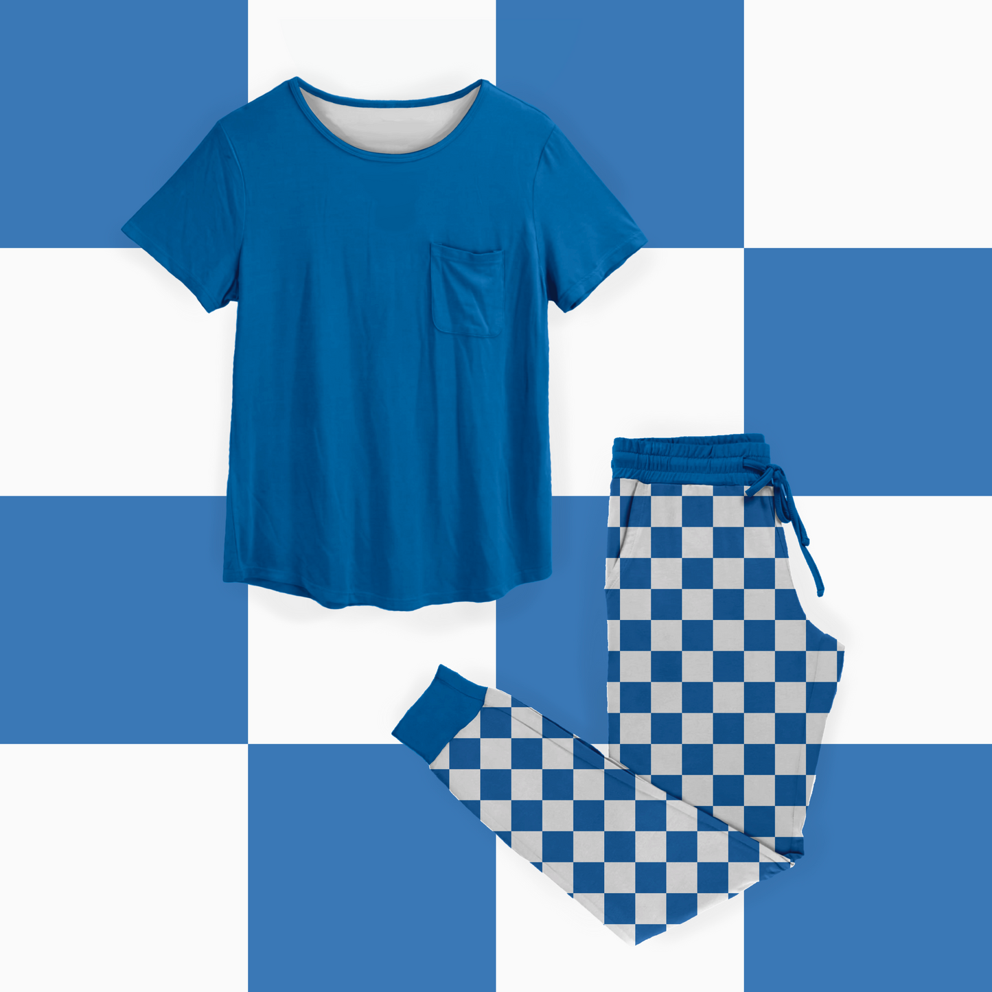Preorder| Solid Checks Snuggle Set