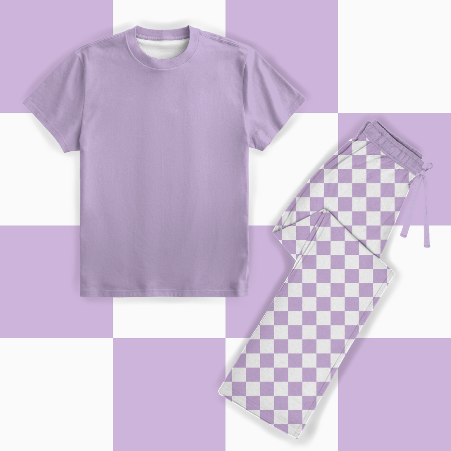 Preorder| Solid Checks Dad Set
