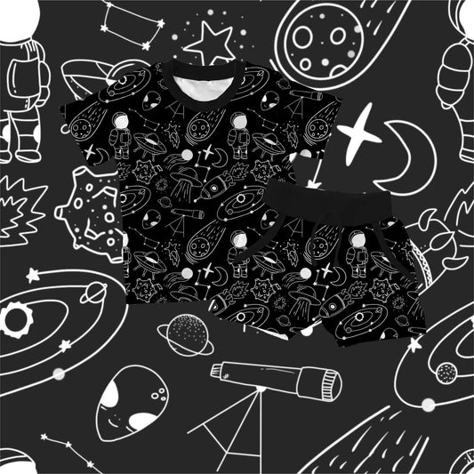 Preorder|Space Doodles Daywear Short Set