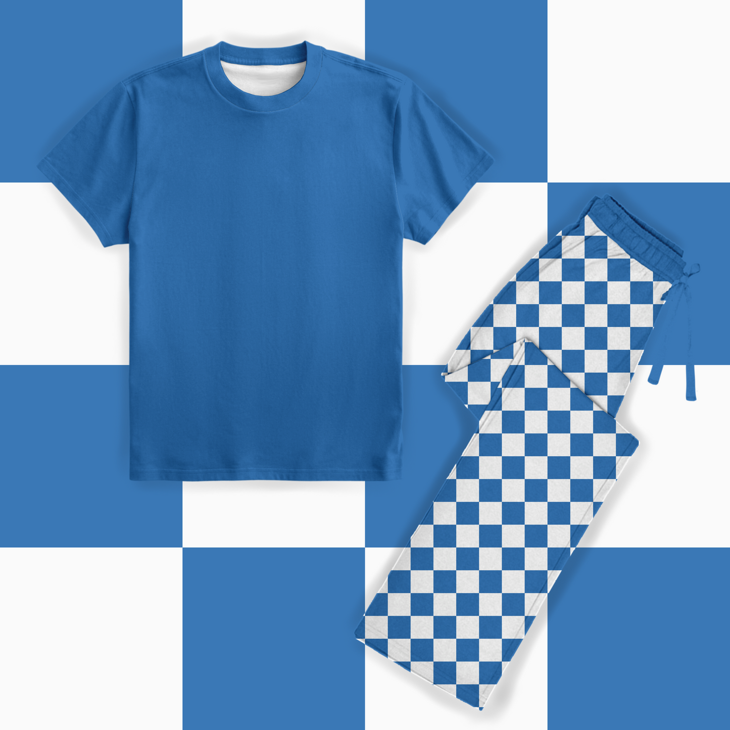 Preorder| Solid Checks Dad Set