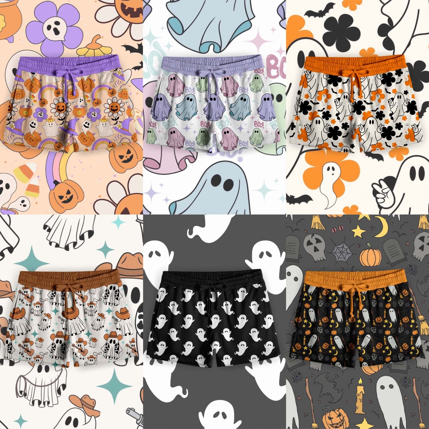 Preorder|Cozy Halloween: Part 2 Mom Shorts