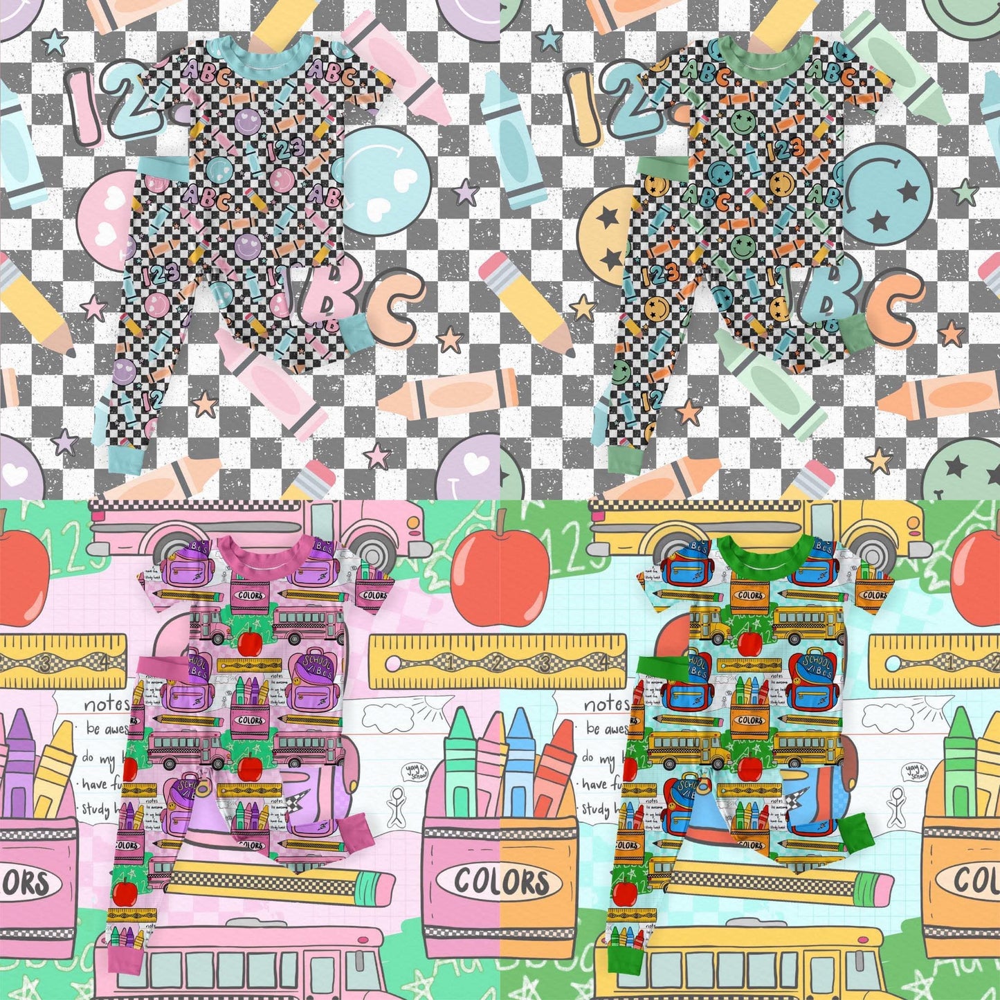 Preorder|Back 2 School PJ Set