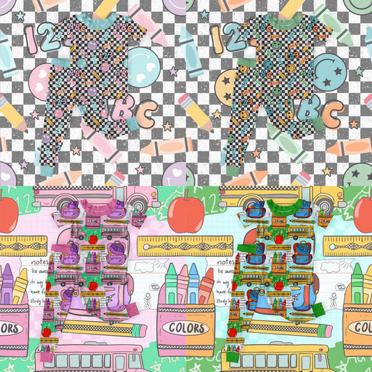 Preorder|Back 2 School PJ Set