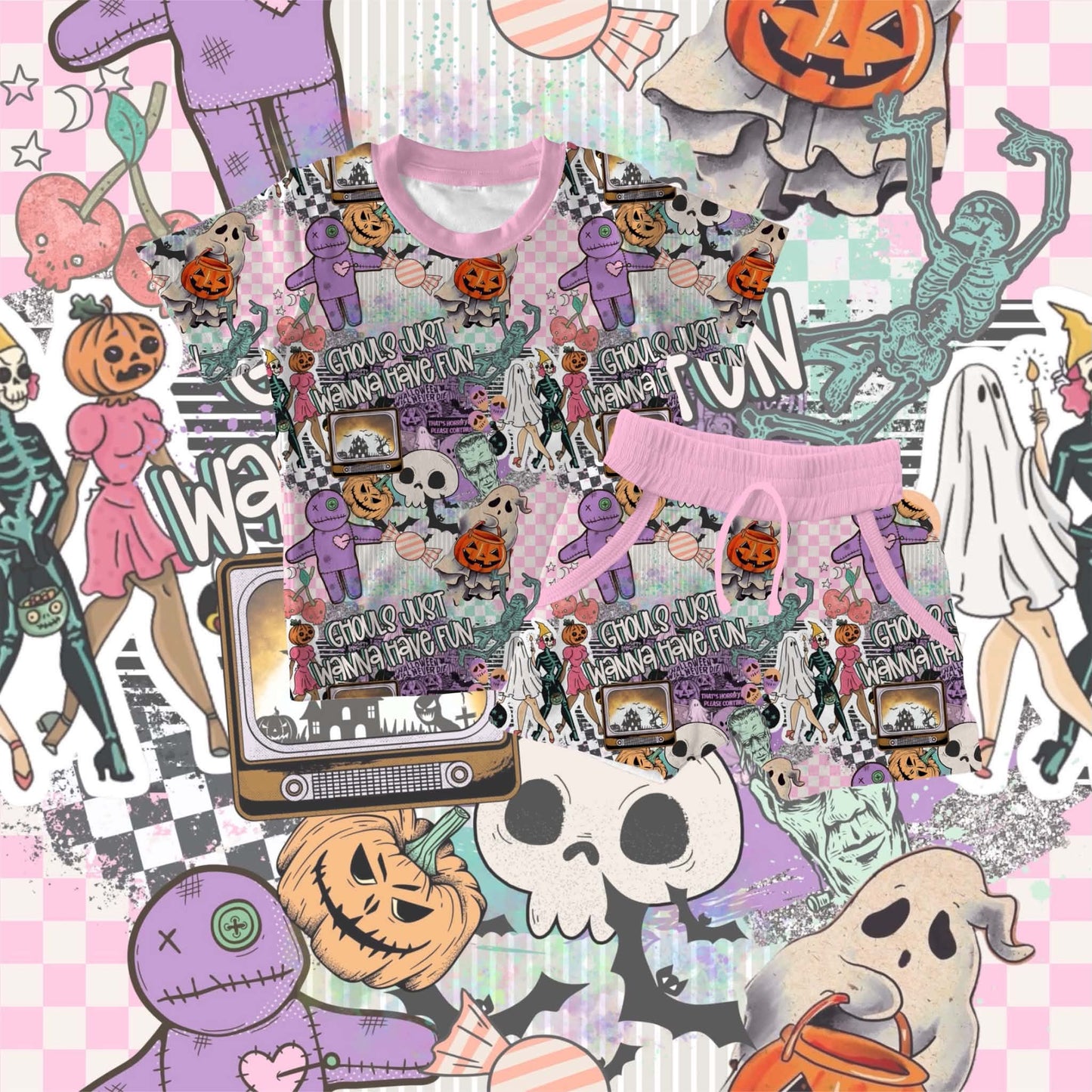Preorder|Cozy Halloween: Part 1.2 Daywear Short Set