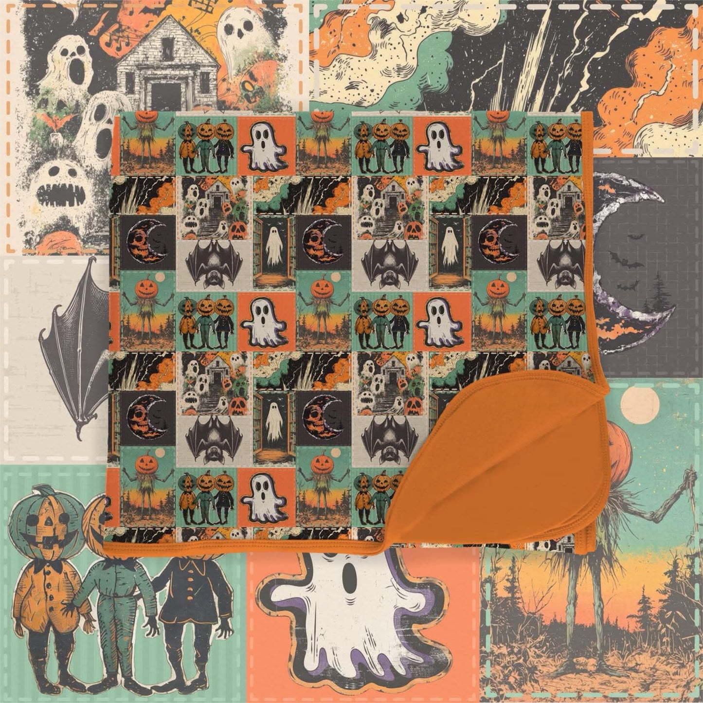 Preorder|Cozy Halloween: Part 1.1 Double Layer Bamboo Blanket