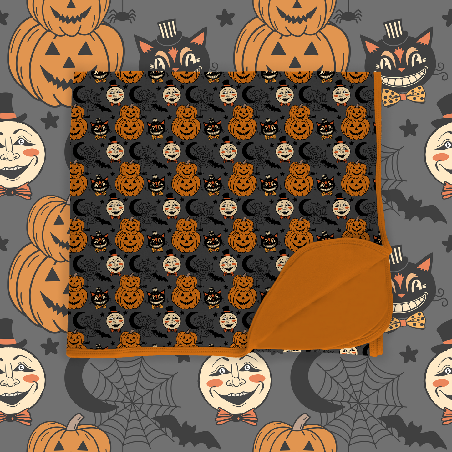 Spooky Halloween: Double Layer Bamboo Blanket