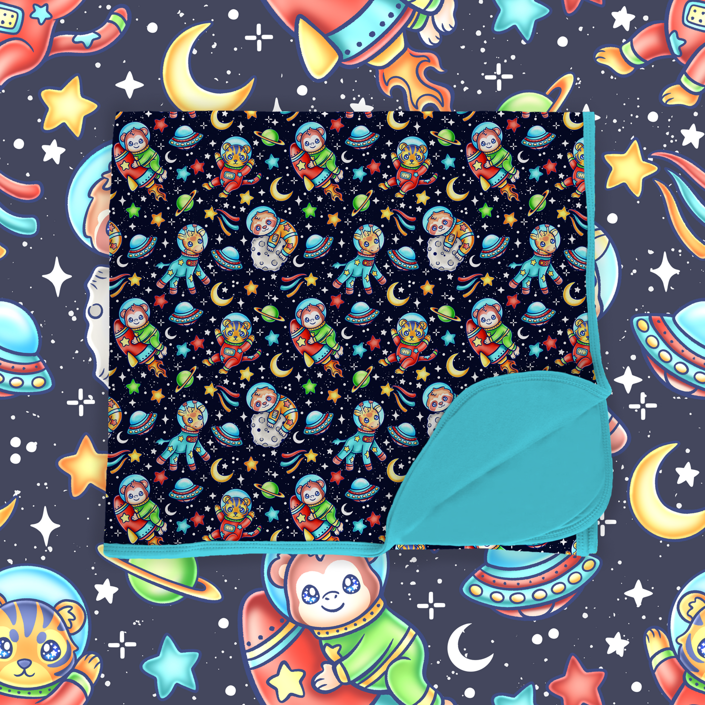Zoo: Double Layer Bamboo Blanket