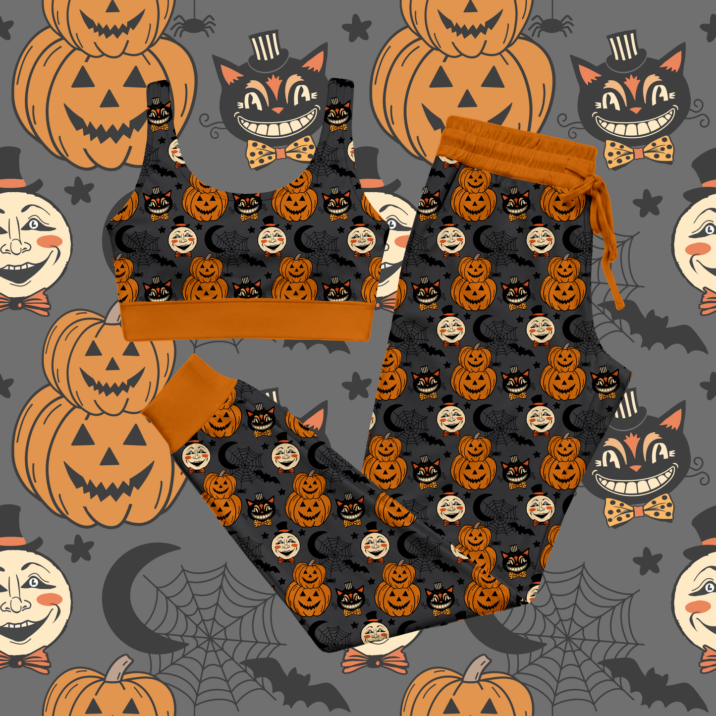 Spooky Halloween: Womens Bralette Set