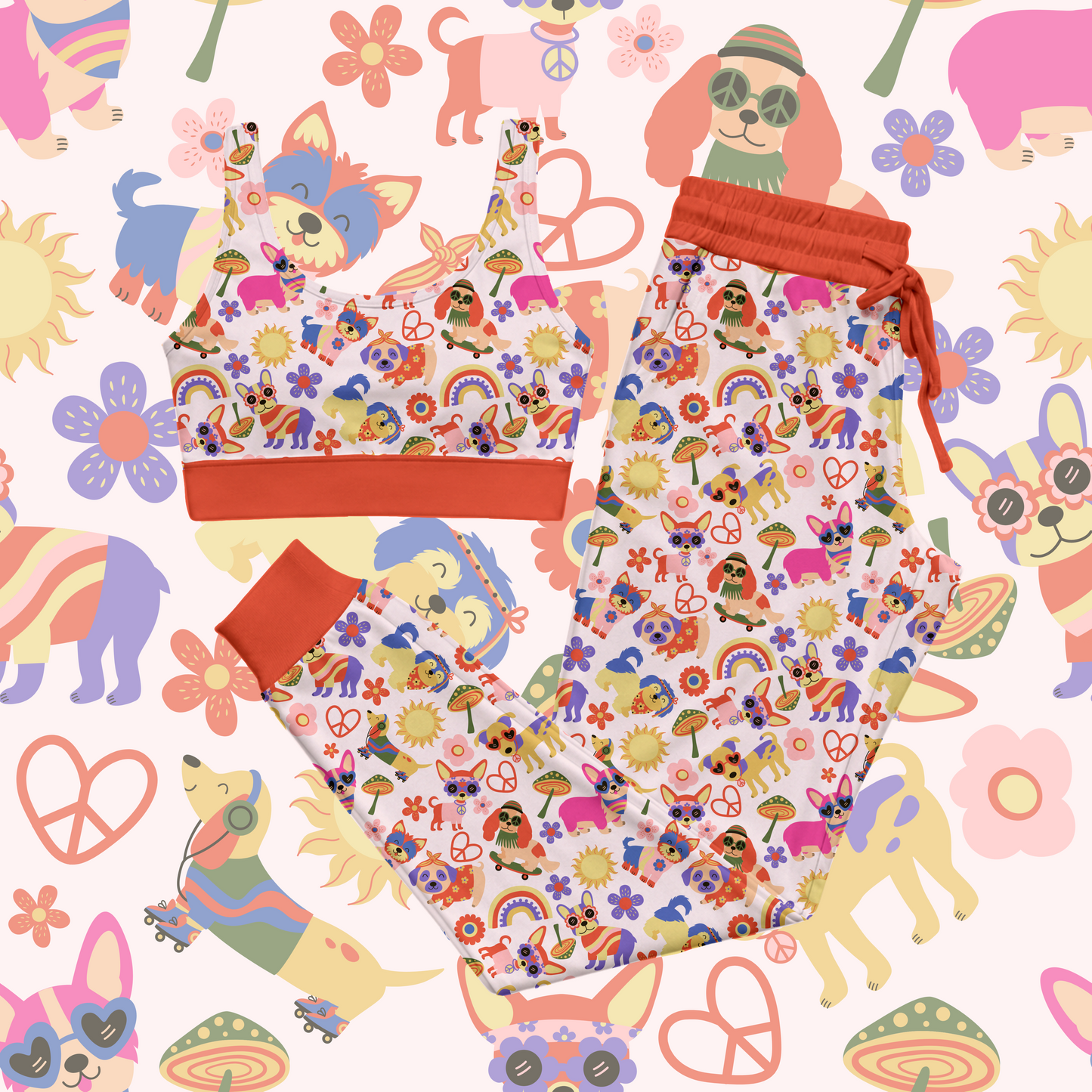 Hippy Dawgs: Bralette Set