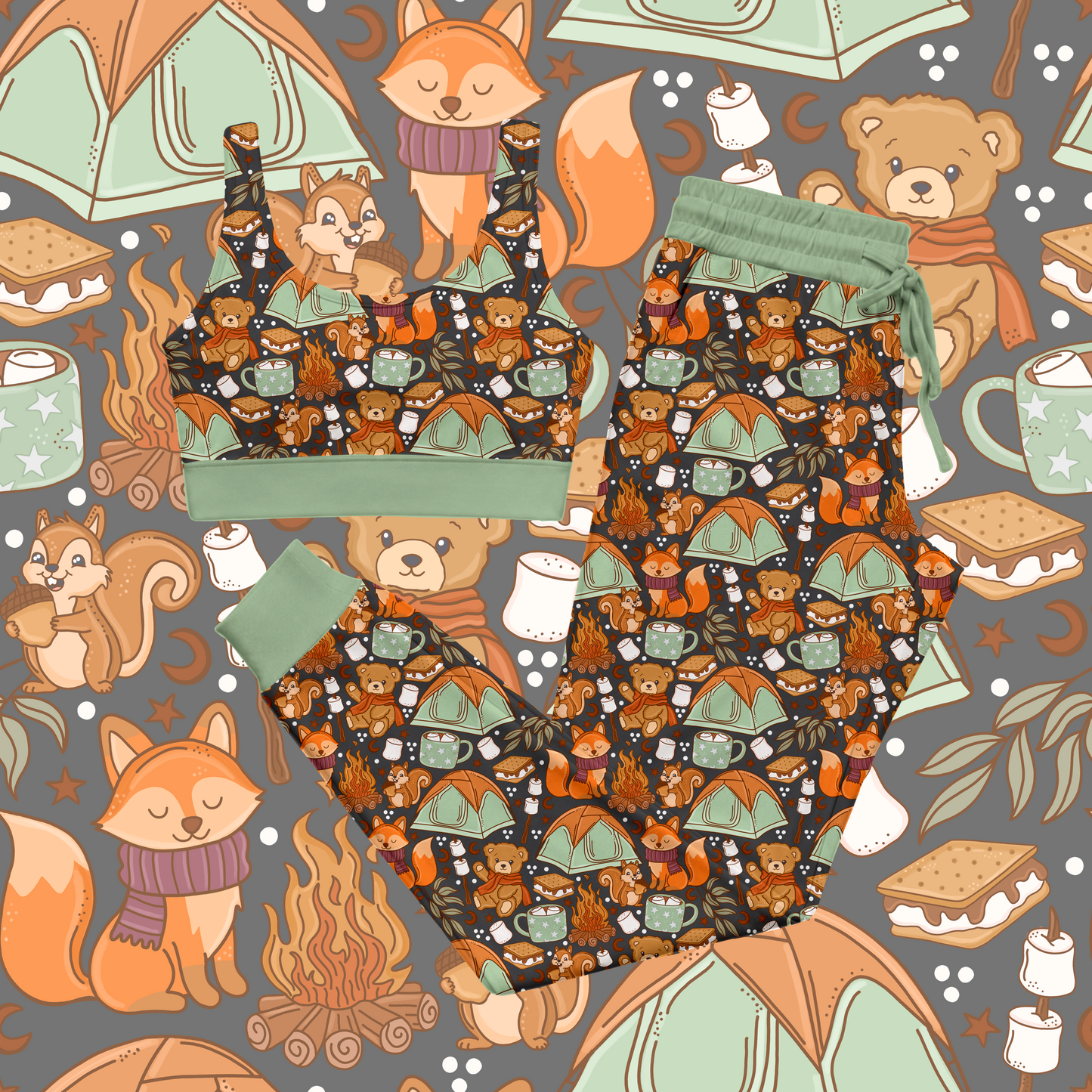 Campfire Critters: Bralette Set