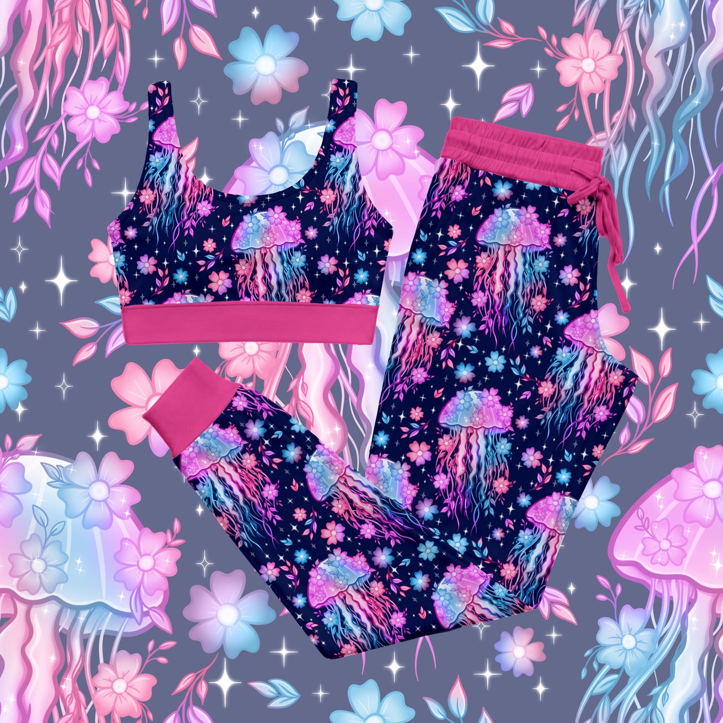 Floral Jellies: Bralette Set