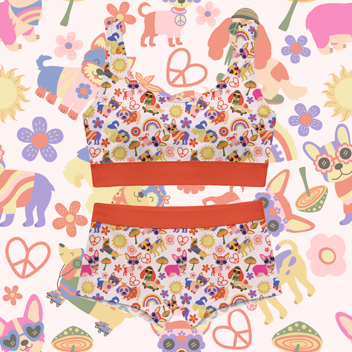 Hippy Dawgs: Bralette Set