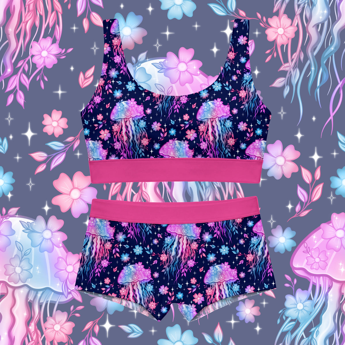 Floral Jellies: Bralette Set