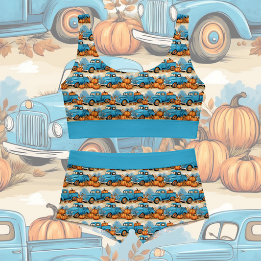 Little Blue Trucks: Bralette Set