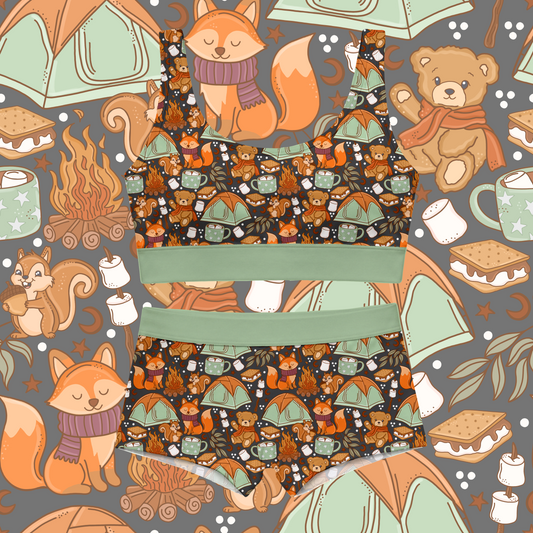 Campfire Critters: Bralette Set