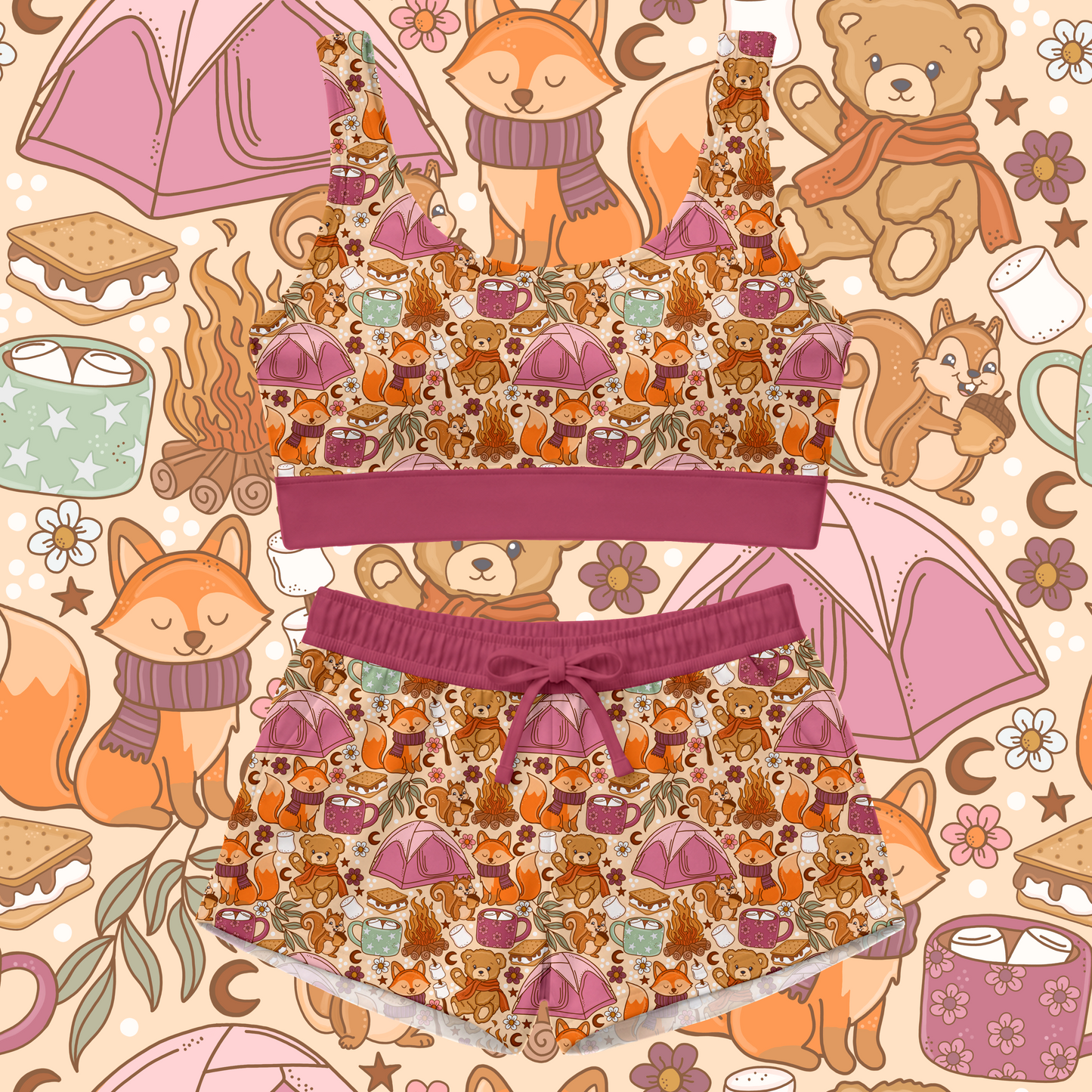 Campfire Cutie: Bralette Set