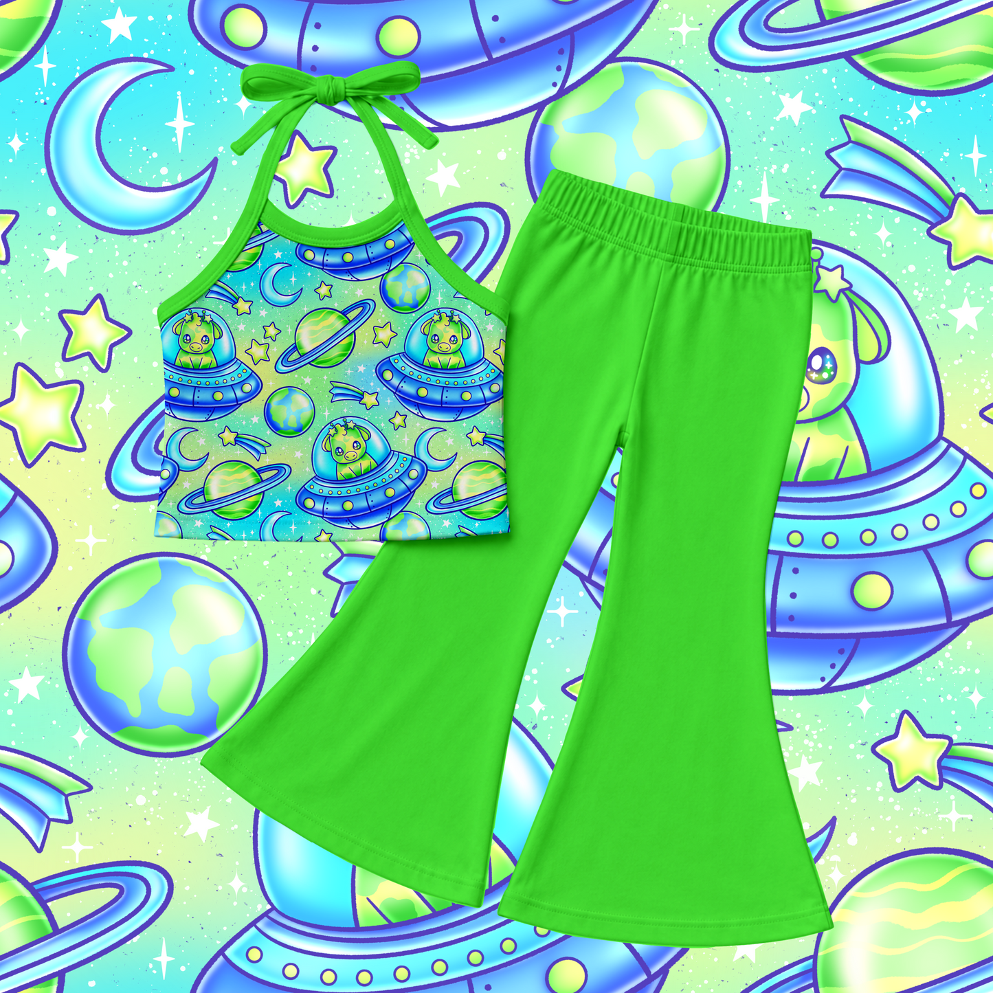 Space Cows: Kids Styles