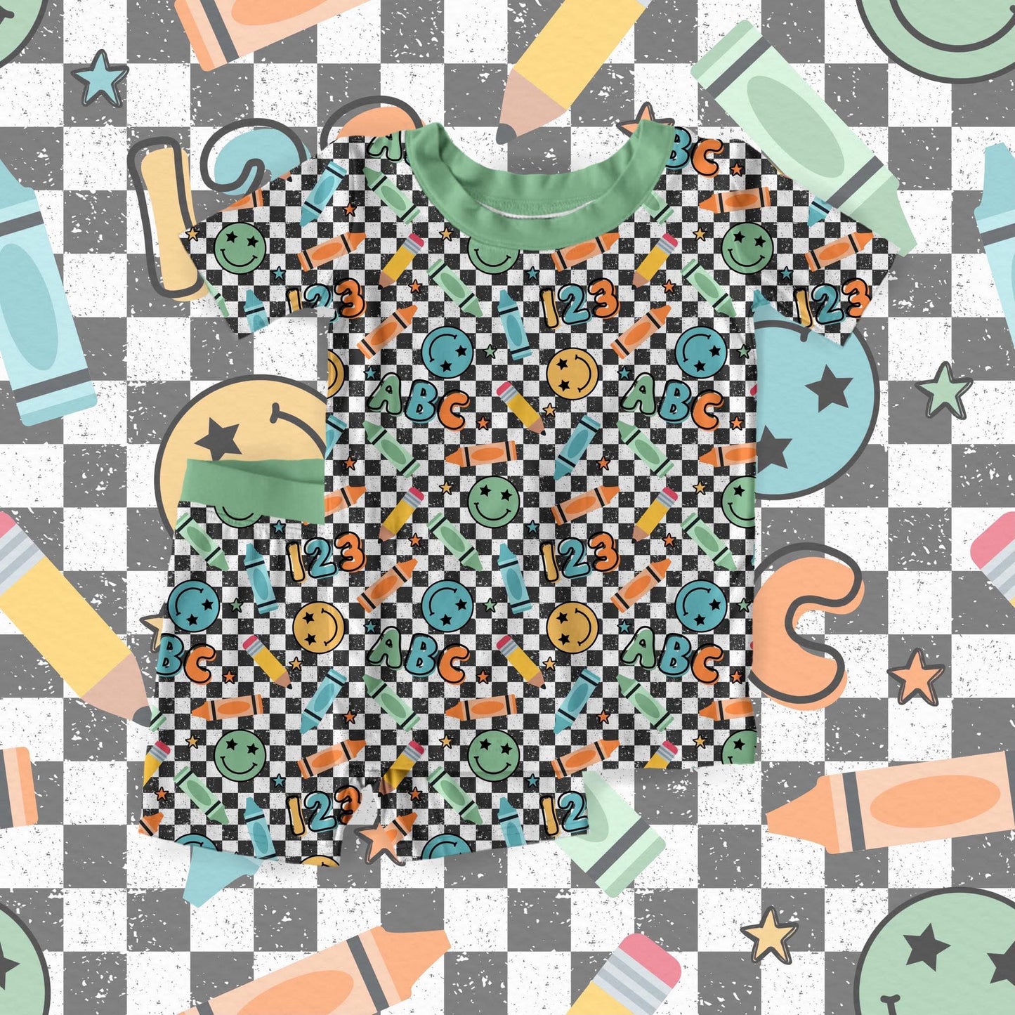Preorder|Back 2 School Short Set