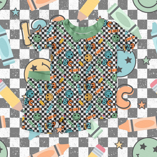 Preorder|Back 2 School Short Set