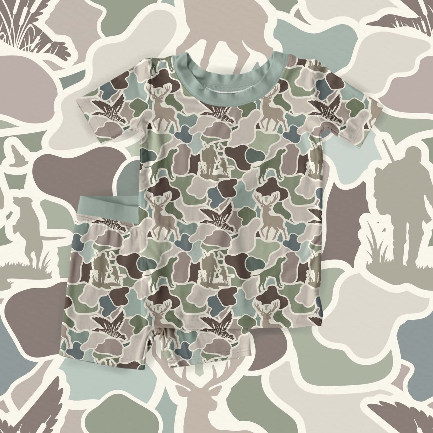 Preorder|Sage Brush Camo Short Set