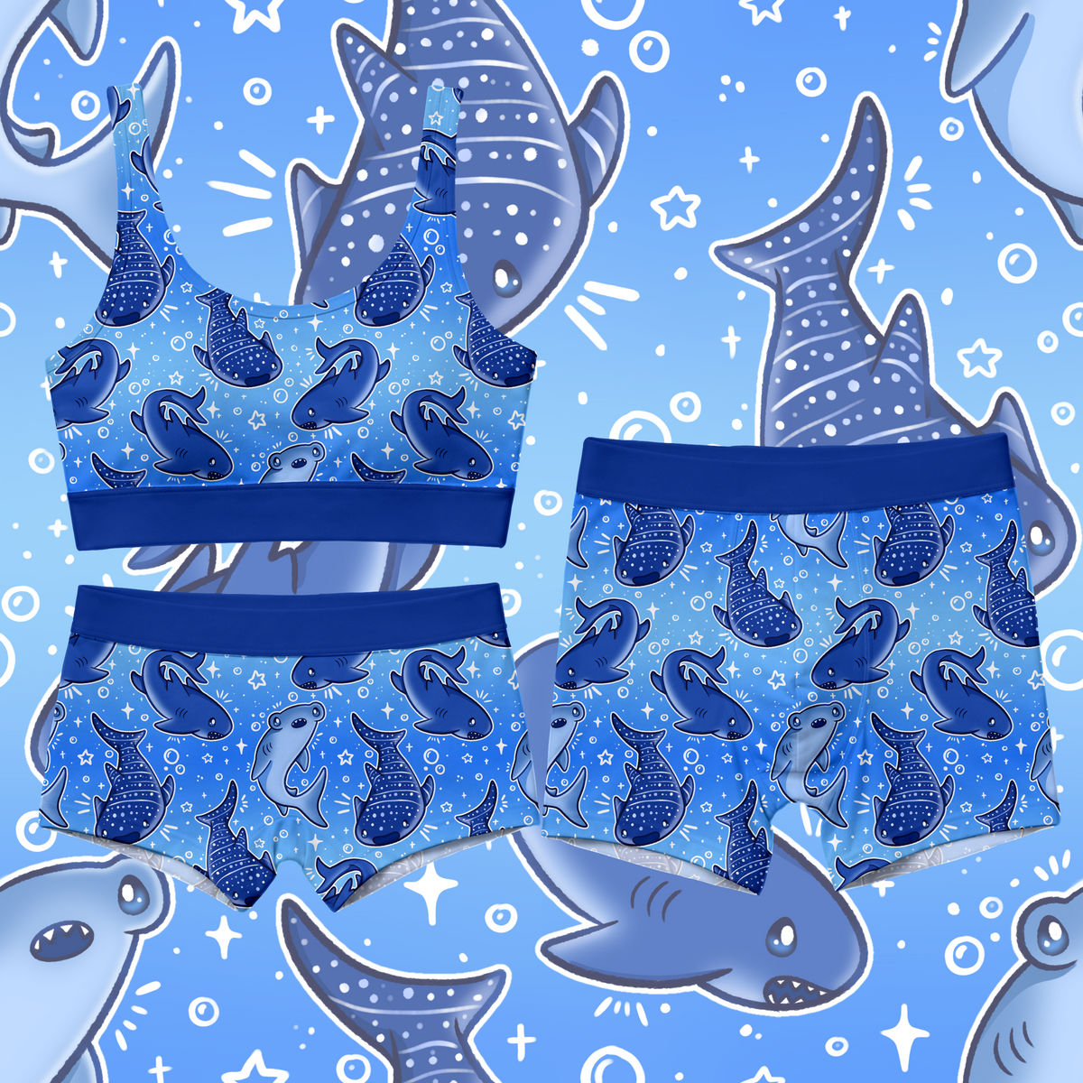 Baby, Theres a Shark in the Water: Couples Set