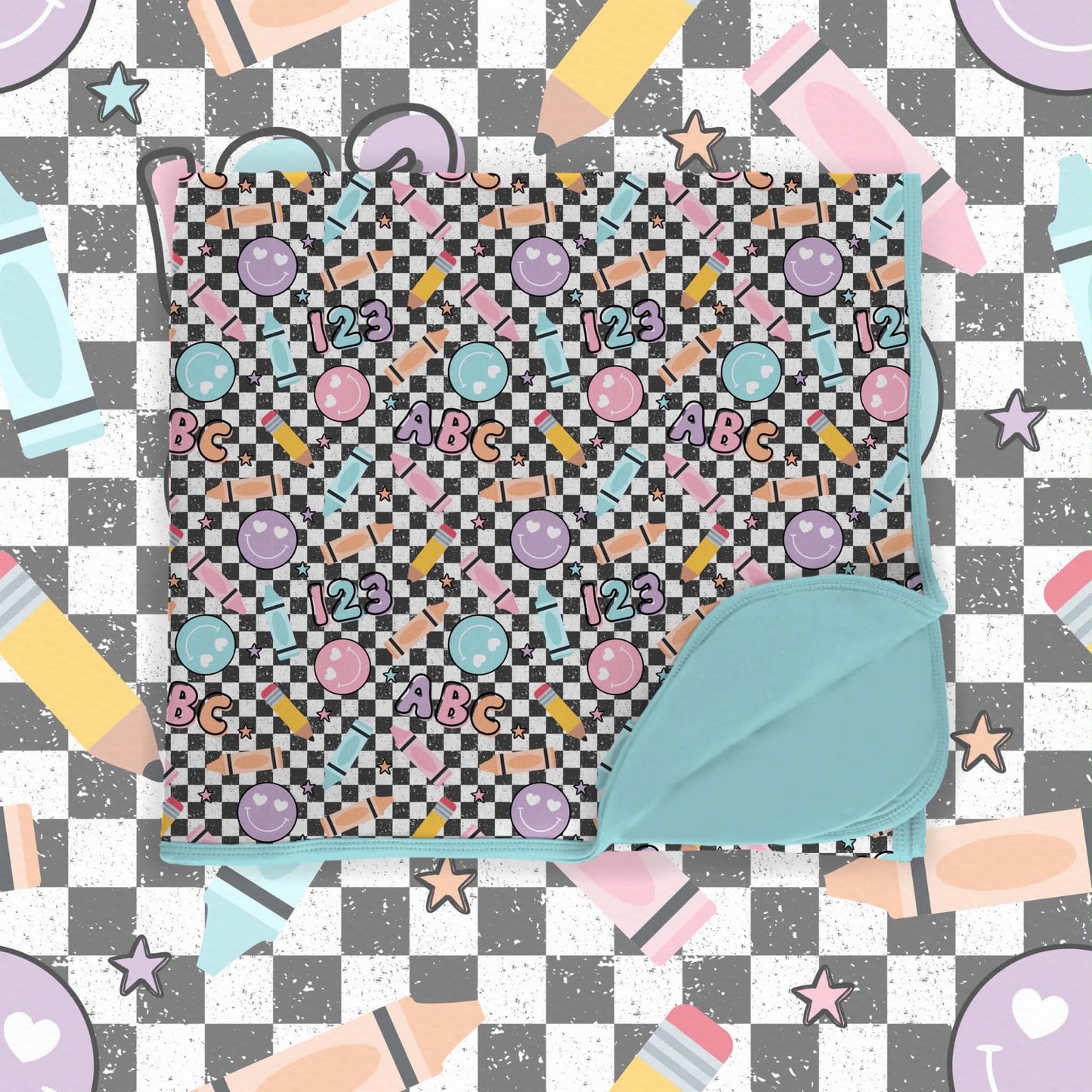Preorder|Back 2 School Double Layer Bamboo Blanket
