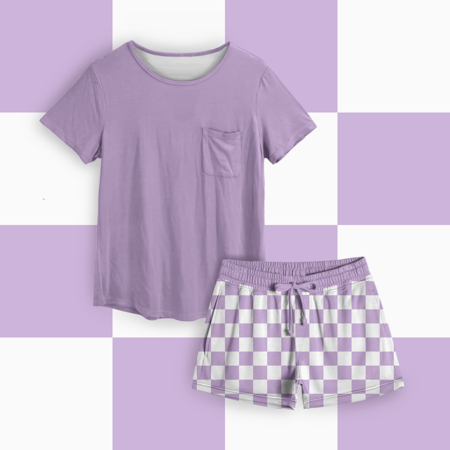 Preorder| Solid Checks Cozy Set