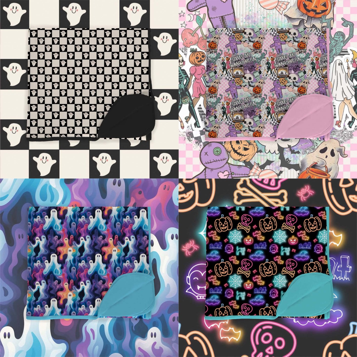Preorder|Cozy Halloween: Part 1.2 Double Layer Bamboo Blanket