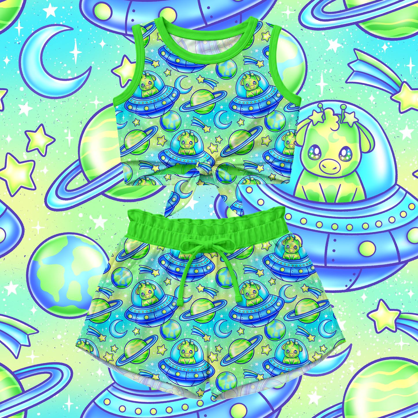 Space Cows: Kids Styles