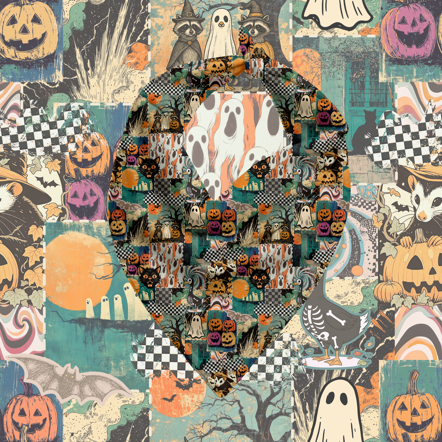 Vintage Halloween Night: Cozy Pets