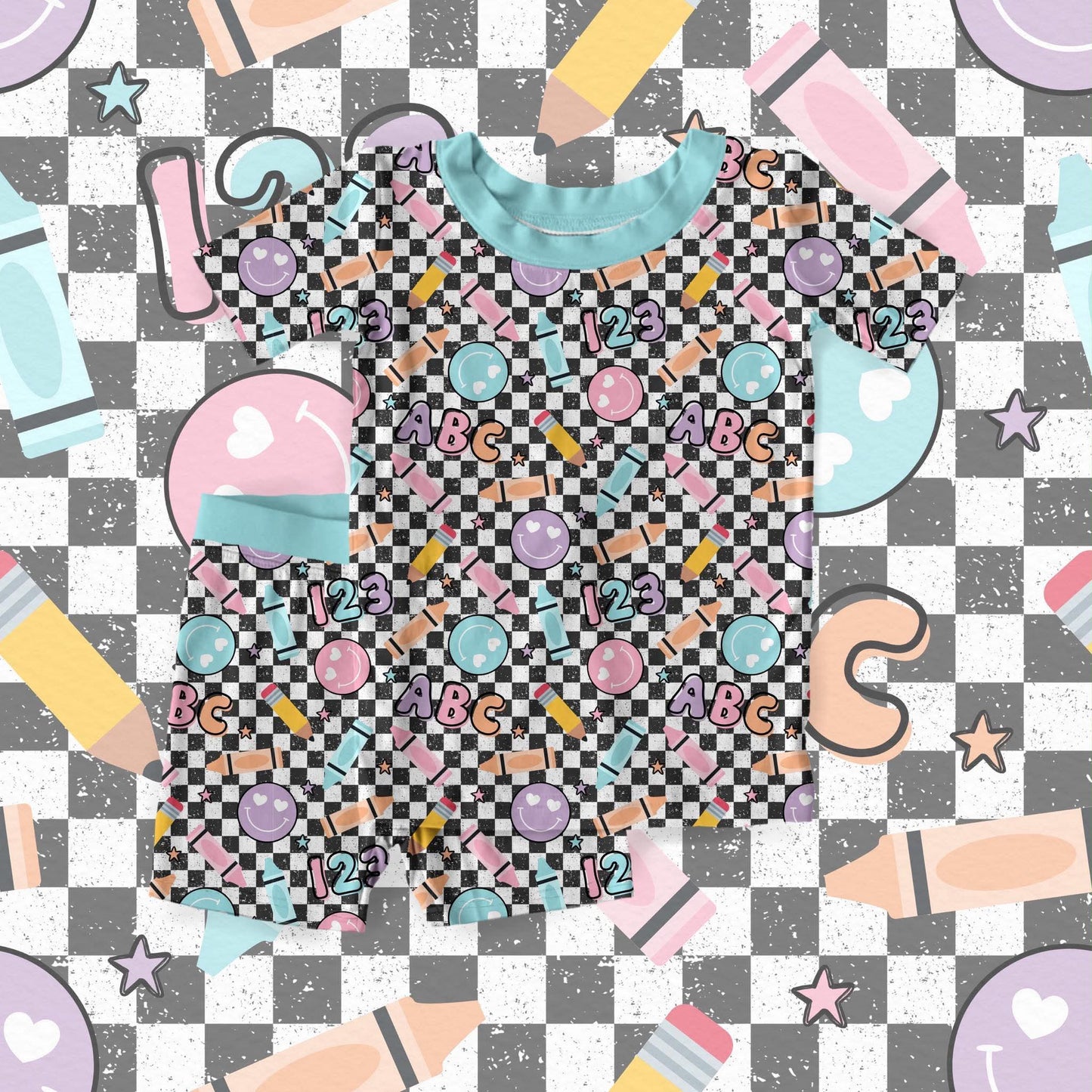 Preorder|Back 2 School Short Set